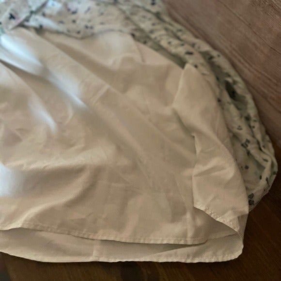 A New Day Cream Long Sleeve V Neck Midi Dress XSmall prairie cottage core NWOT. - Picture 9 of 12